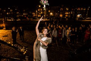 Winter bruiloft in Amsterdam