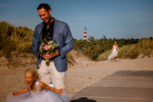 First look trouwen op het strand